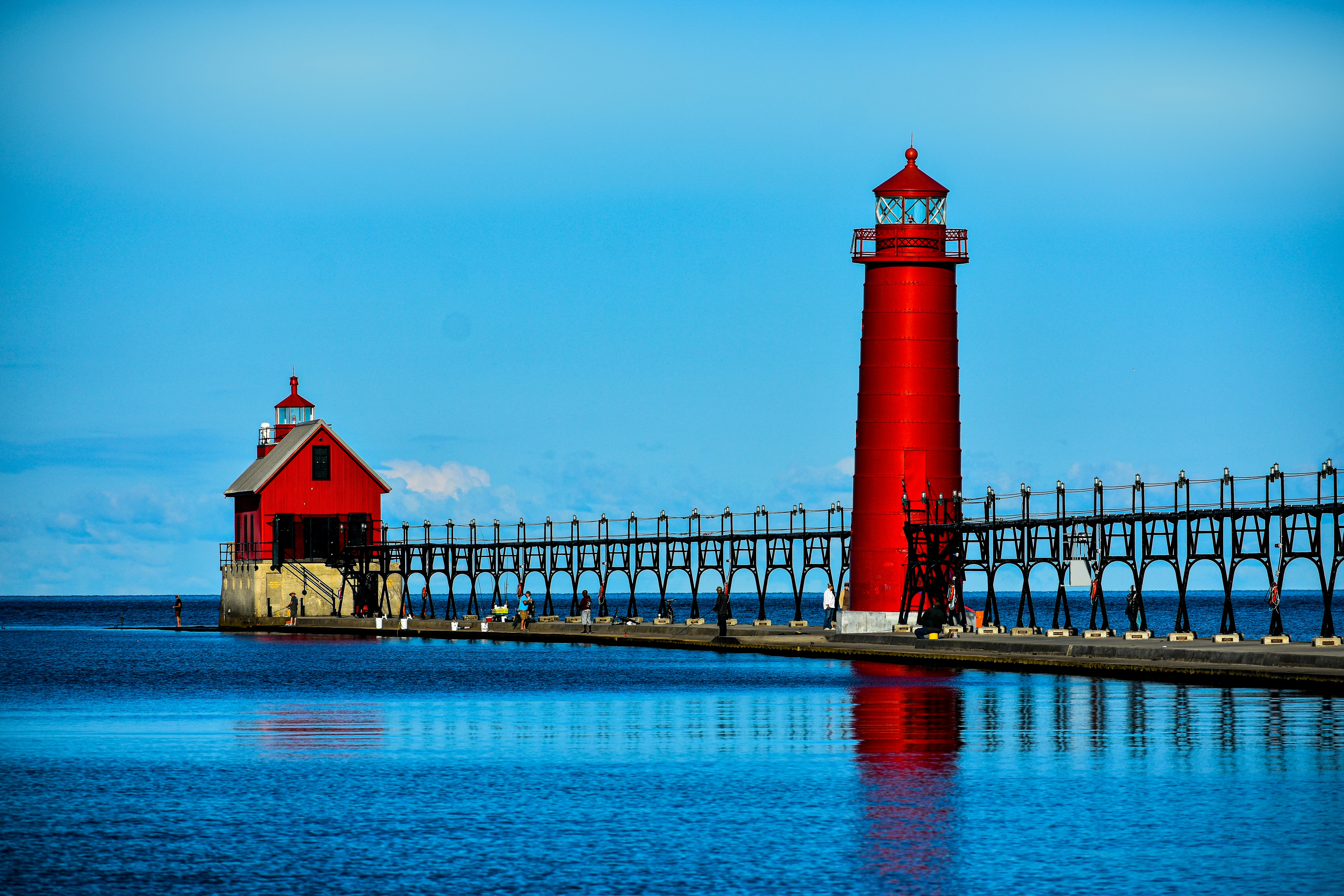 Lighthouse in Holland Michigan